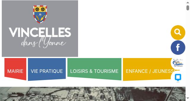 Screenshot of vincelles.fr