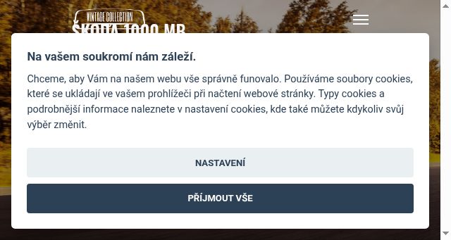 Screenshot of vintagecollection.cz