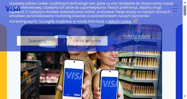 Screenshot of visa.pl