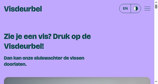 Screenshot of visdeurbel.nl