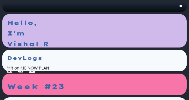 Screenshot of vishalr.dev