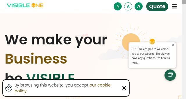 Screenshot of visibleone.com