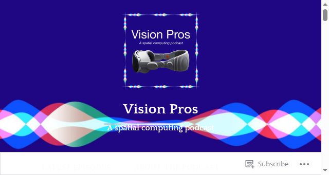 Screenshot of visionpros.fm
