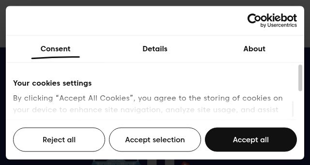 Screenshot of visit.brussels