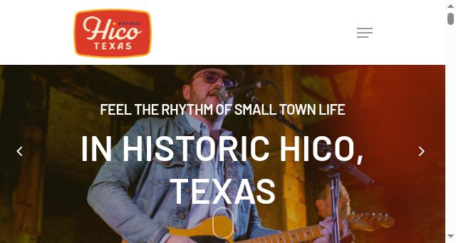 Screenshot of visithicotexas.com