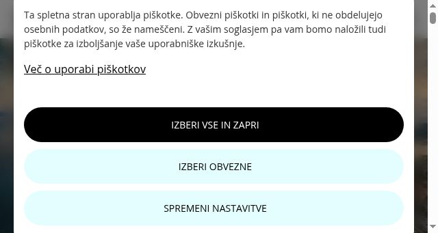 Screenshot of visitizola.com