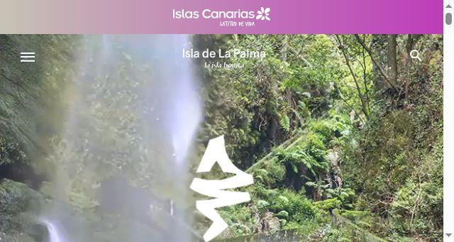 Screenshot of visitlapalma.es
