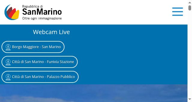 Screenshot of visitsanmarino.com
