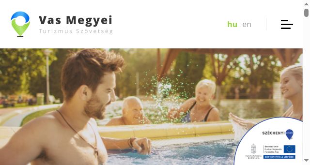 Screenshot of visitvas.hu