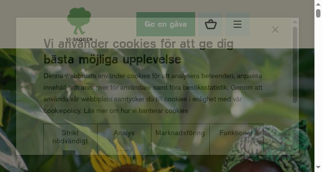 Screenshot of viskogen.se