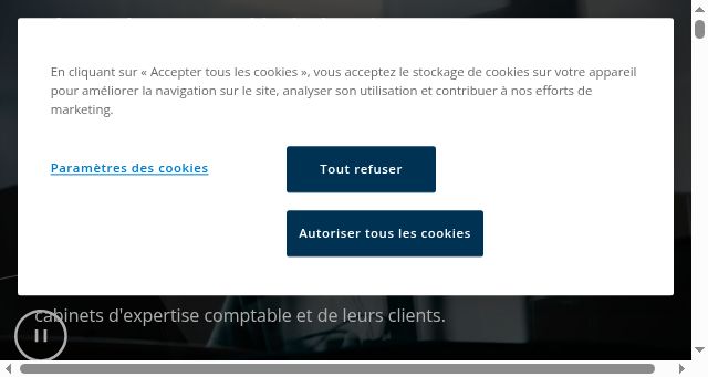 Screenshot of visma.fr