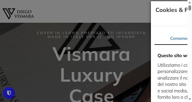 Screenshot of vismaracover.it