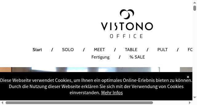Screenshot of vistono.com