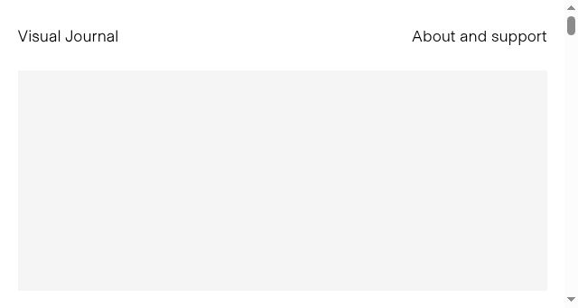 Screenshot of visualjournal.it