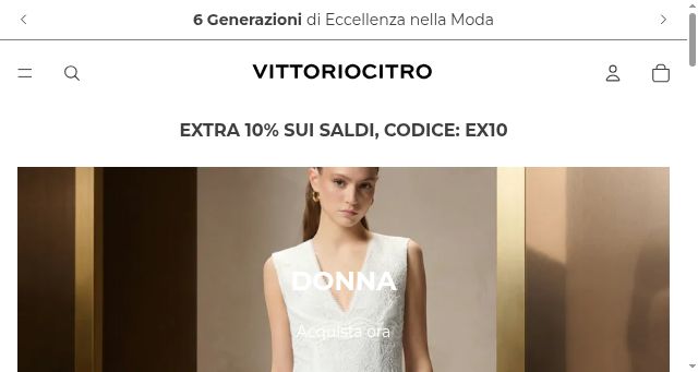 Screenshot of vittoriocitro.it