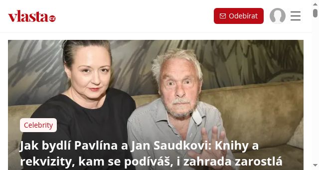 Screenshot of vlasta.cz