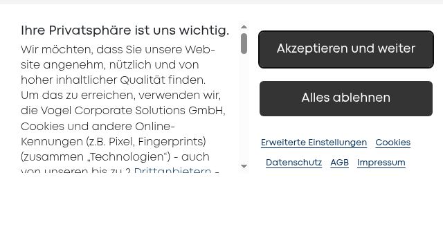 Screenshot of vogel-corporate-solutions.de