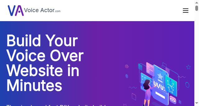 Screenshot of voiceactor.com