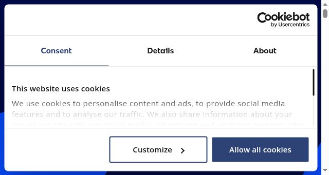 Screenshot of voith.com