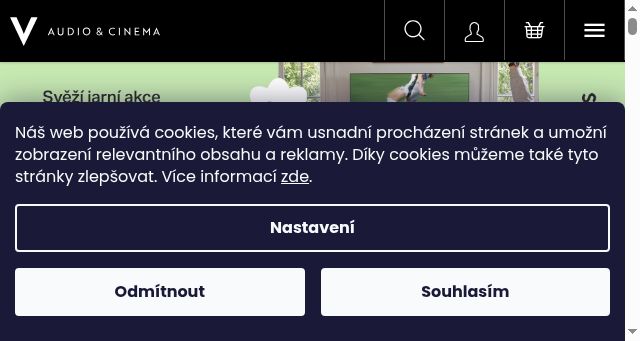 Screenshot of voix.cz