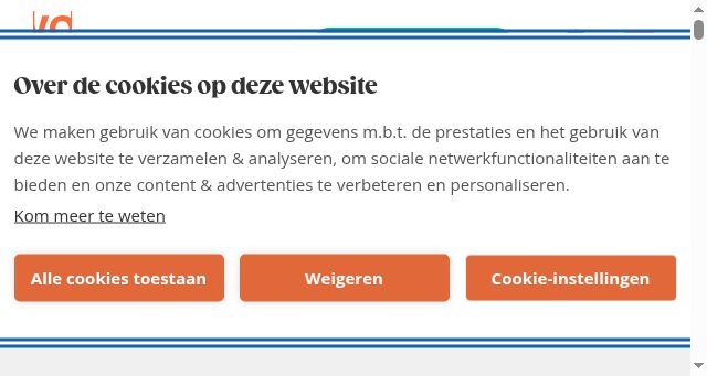 Screenshot of voka.be