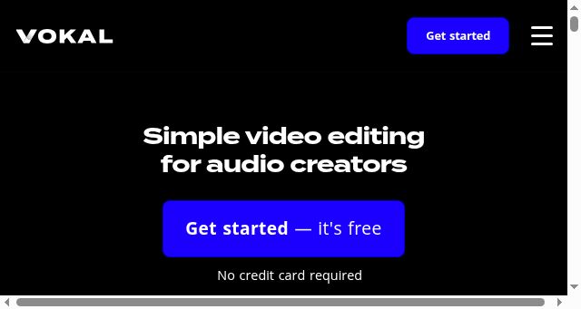 Screenshot of vokal.co