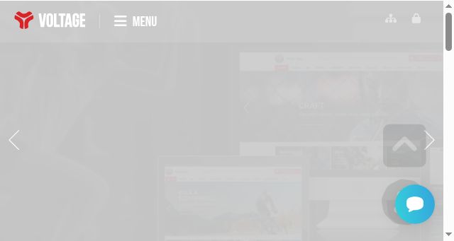 Screenshot of voltage.cz