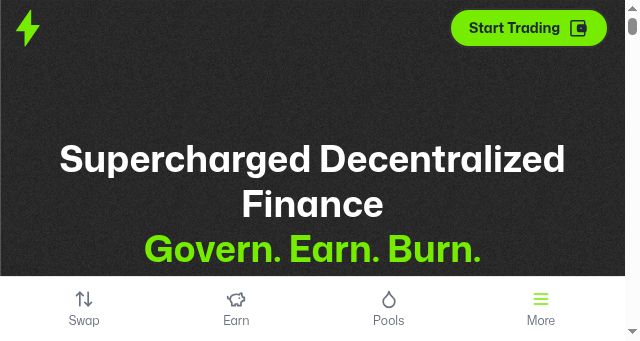 Screenshot of voltage.finance