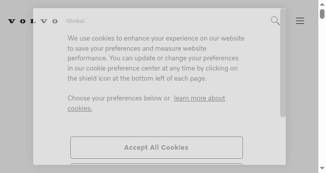 Screenshot of volvofinancialservices.com
