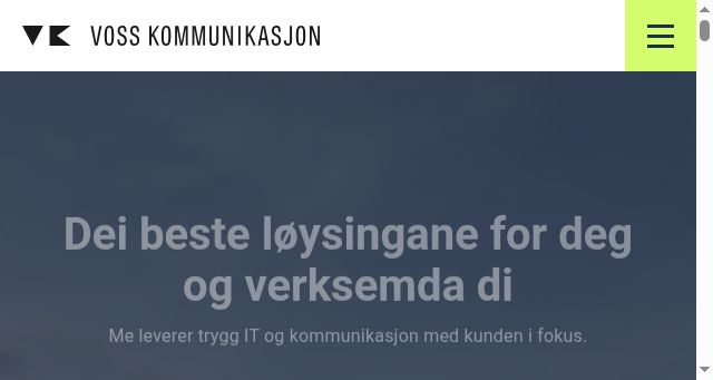 Screenshot of vossk.no