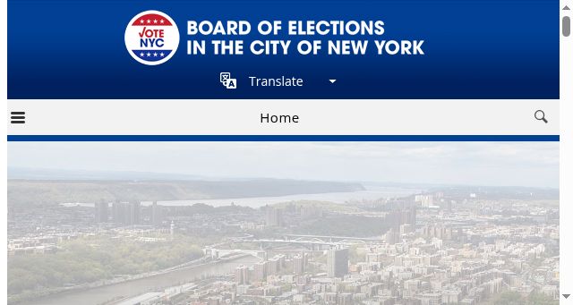 Screenshot of vote.nyc