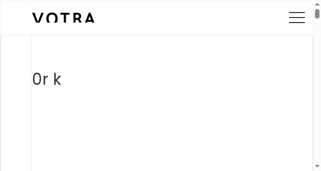 Screenshot of votra.jp