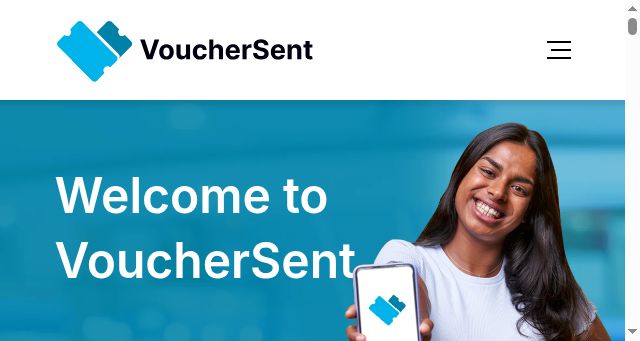 Screenshot of vouchersent.com