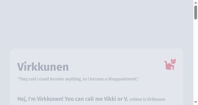 Screenshot of vrkknn.net