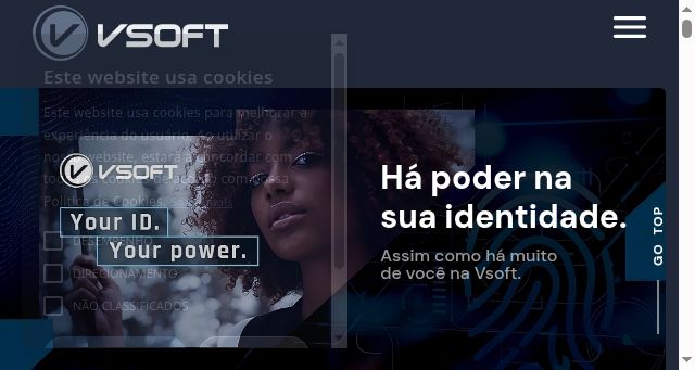 Screenshot of vsoft.com.br