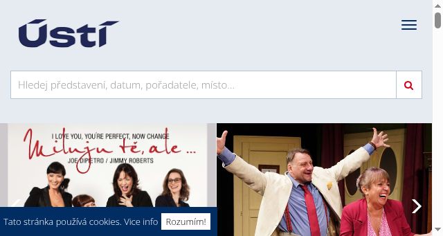 Screenshot of vstupenkyusti.cz