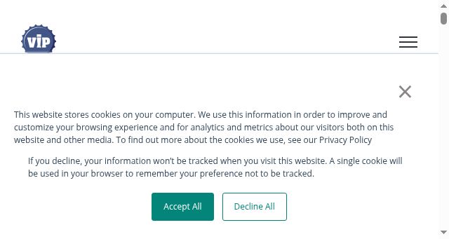 Screenshot of vtinfo.com