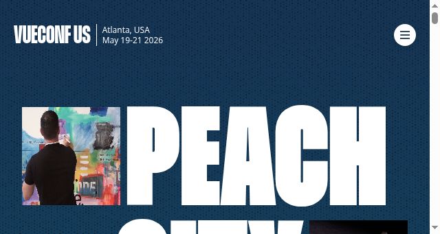 Screenshot of vueconf.us