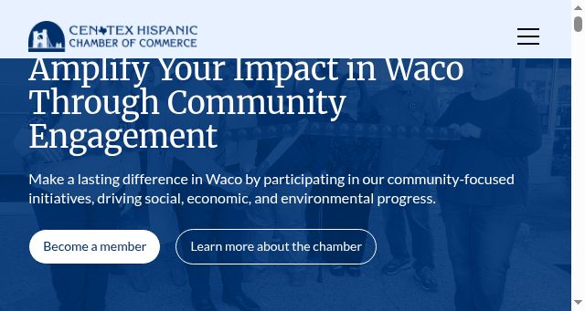 Screenshot of wacohispanicchamber.com
