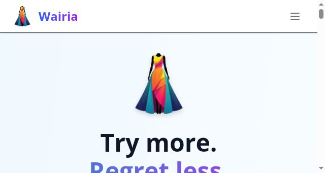 Screenshot of wairia.com