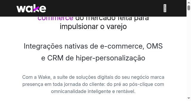 Screenshot of wake.tech