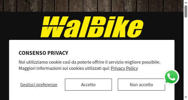 Screenshot of walbike.com