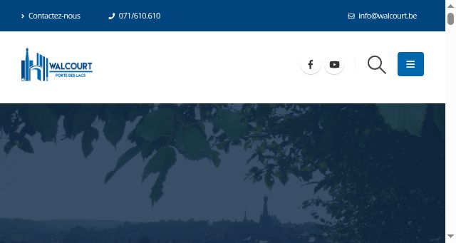 Screenshot of walcourt.be