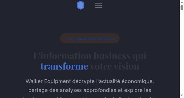 Screenshot of walker-equipment.com