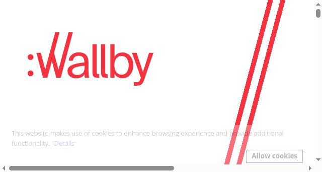 Screenshot of wallby.app