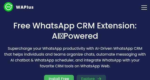 Screenshot of waplus.io