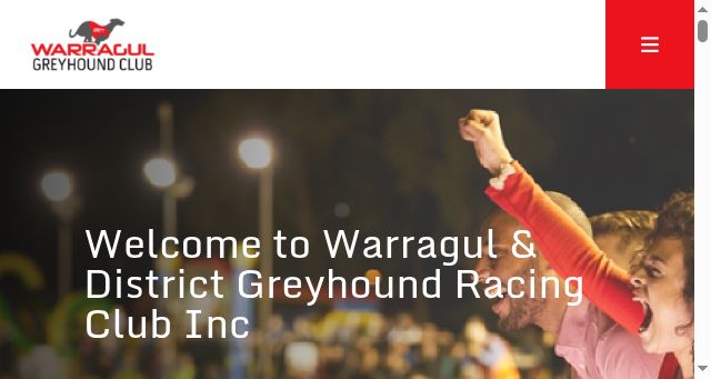 Screenshot of warragulgreyhounds.org.au