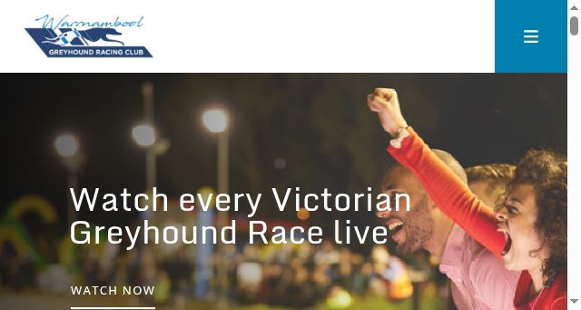 Screenshot of warrnamboolgreyhounds.org.au