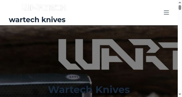 Screenshot of wartechknives.org