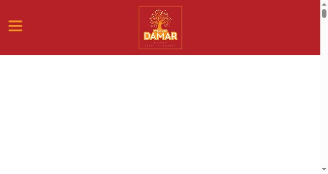 Screenshot of warungdamar-bali.com